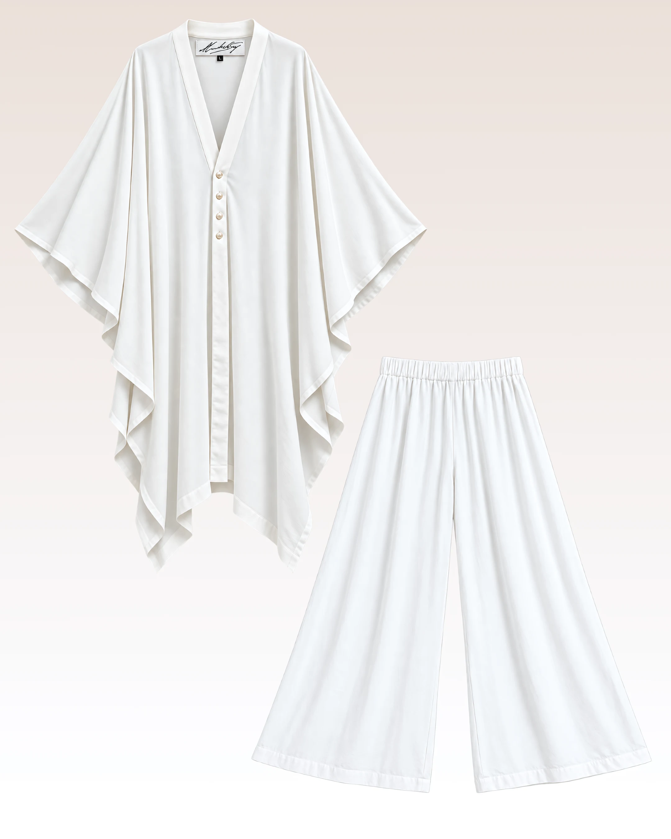 Ensemble Kaftan Blanc — vue 1