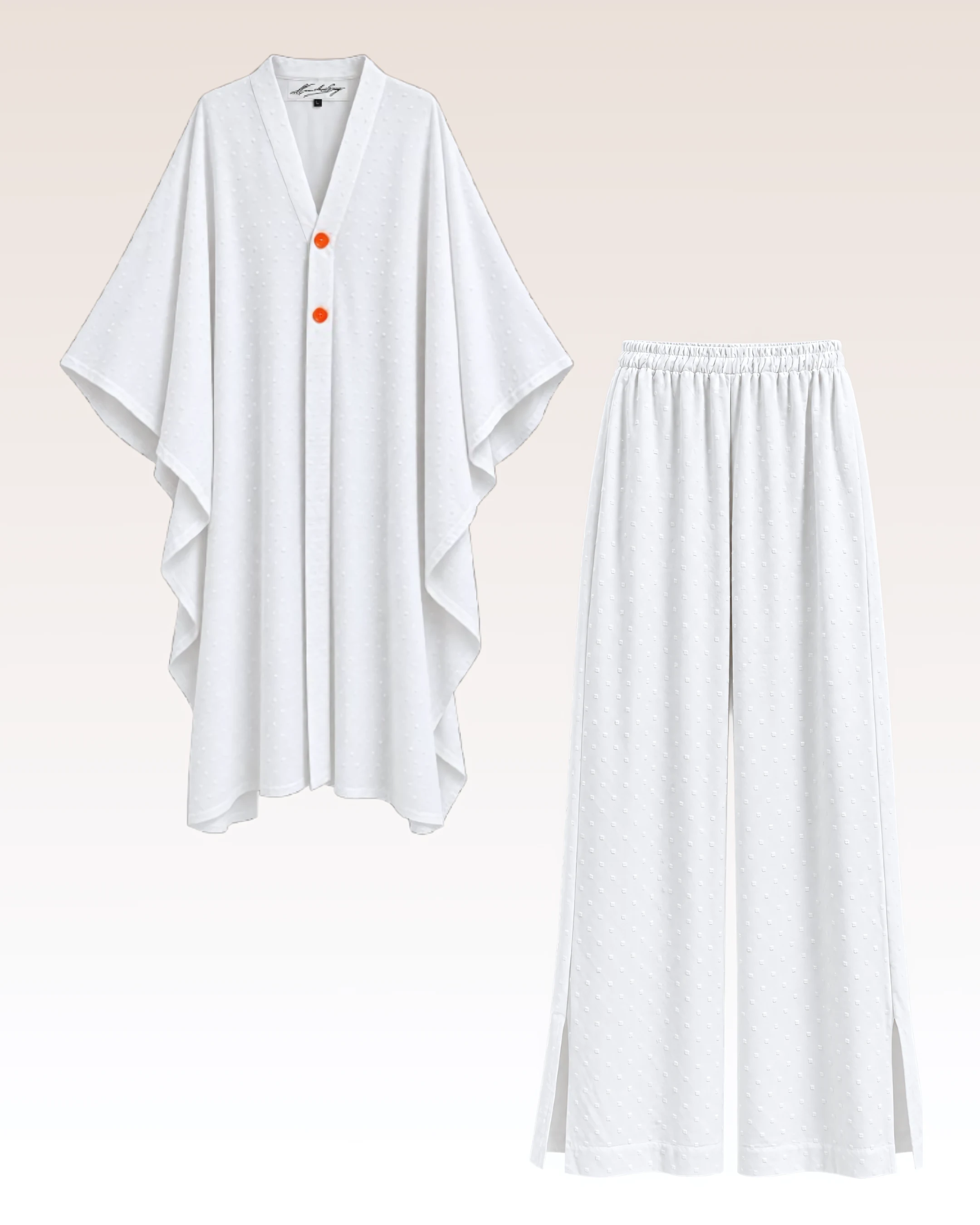 Ensemble Kaftan Blanc — vue 3