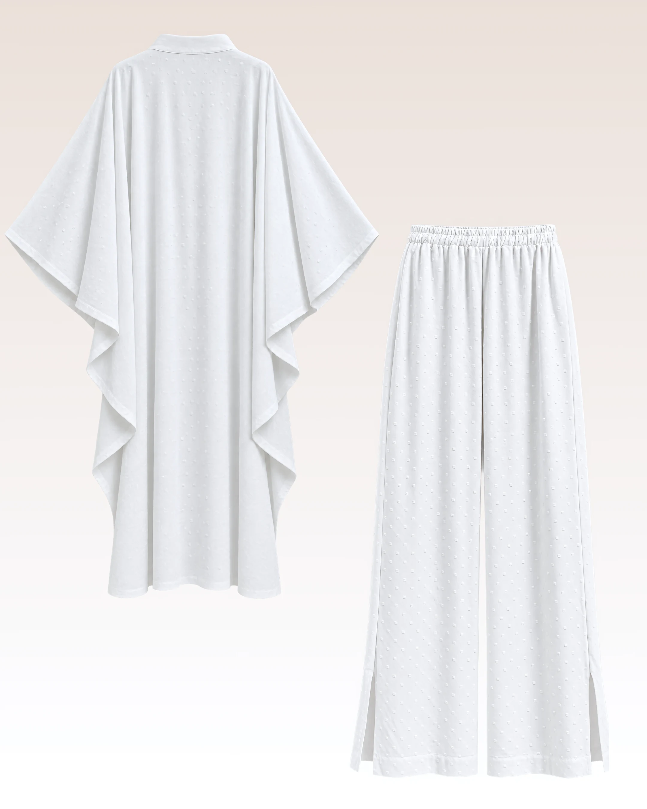 Ensemble Kaftan Blanc — vue 4
