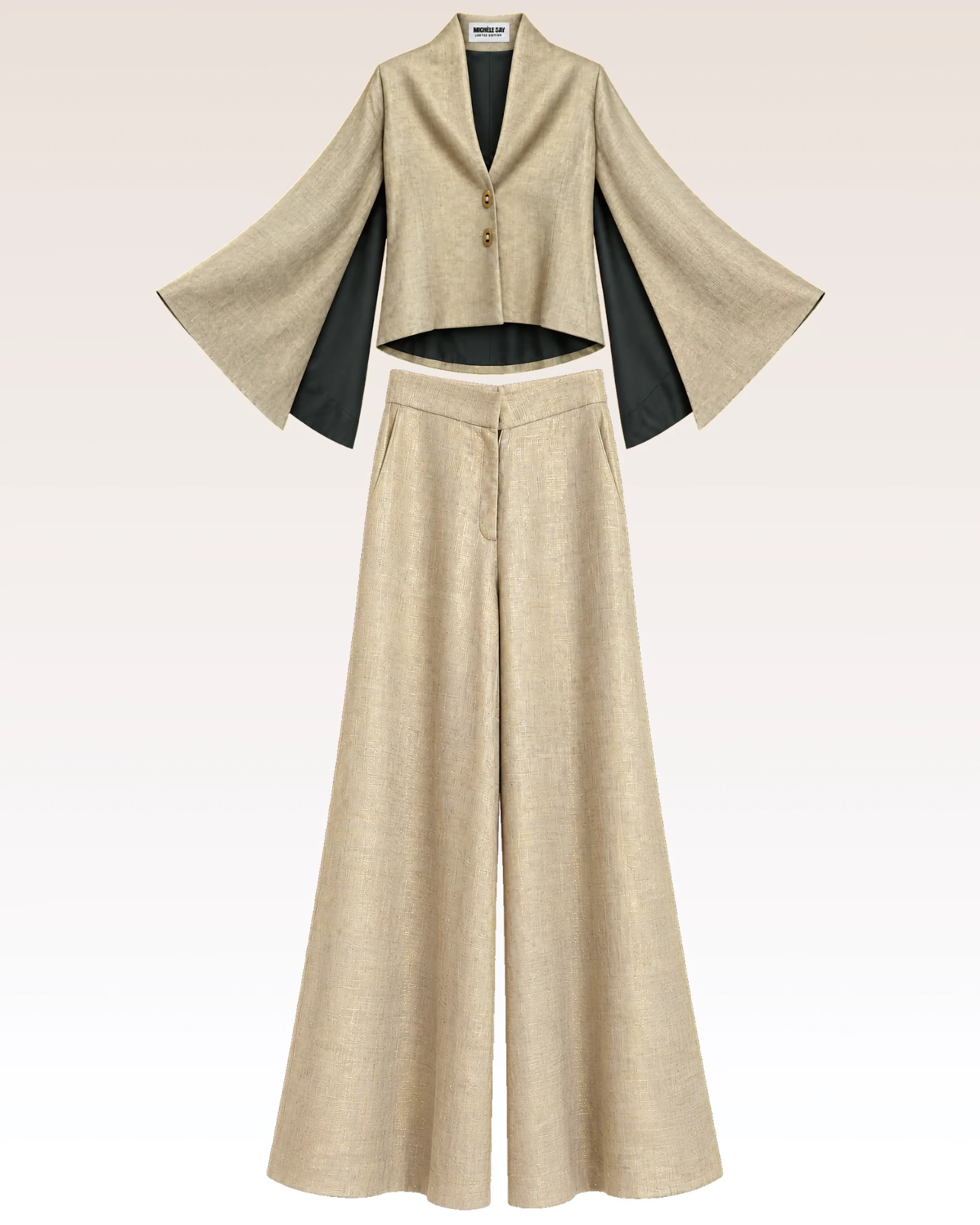 Ensemble Lin Beige — vue 1