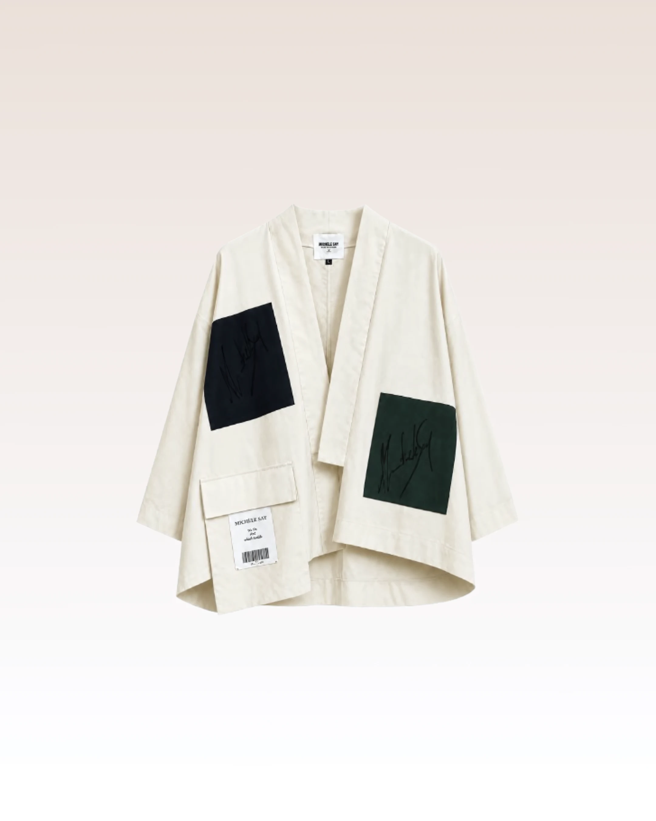 Kimono Ivoire Patch — vue 1