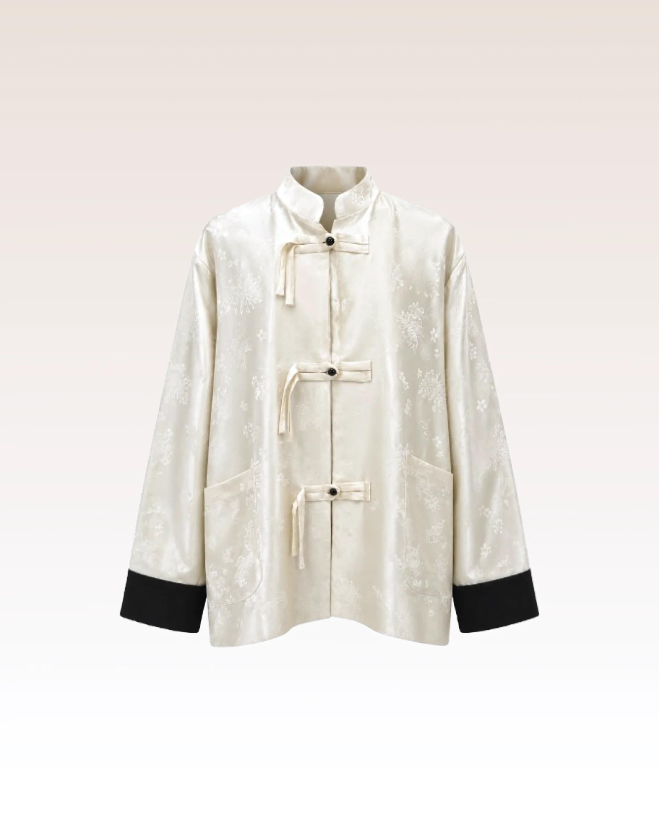 Veste Jacquard Ivoire — vue 1
