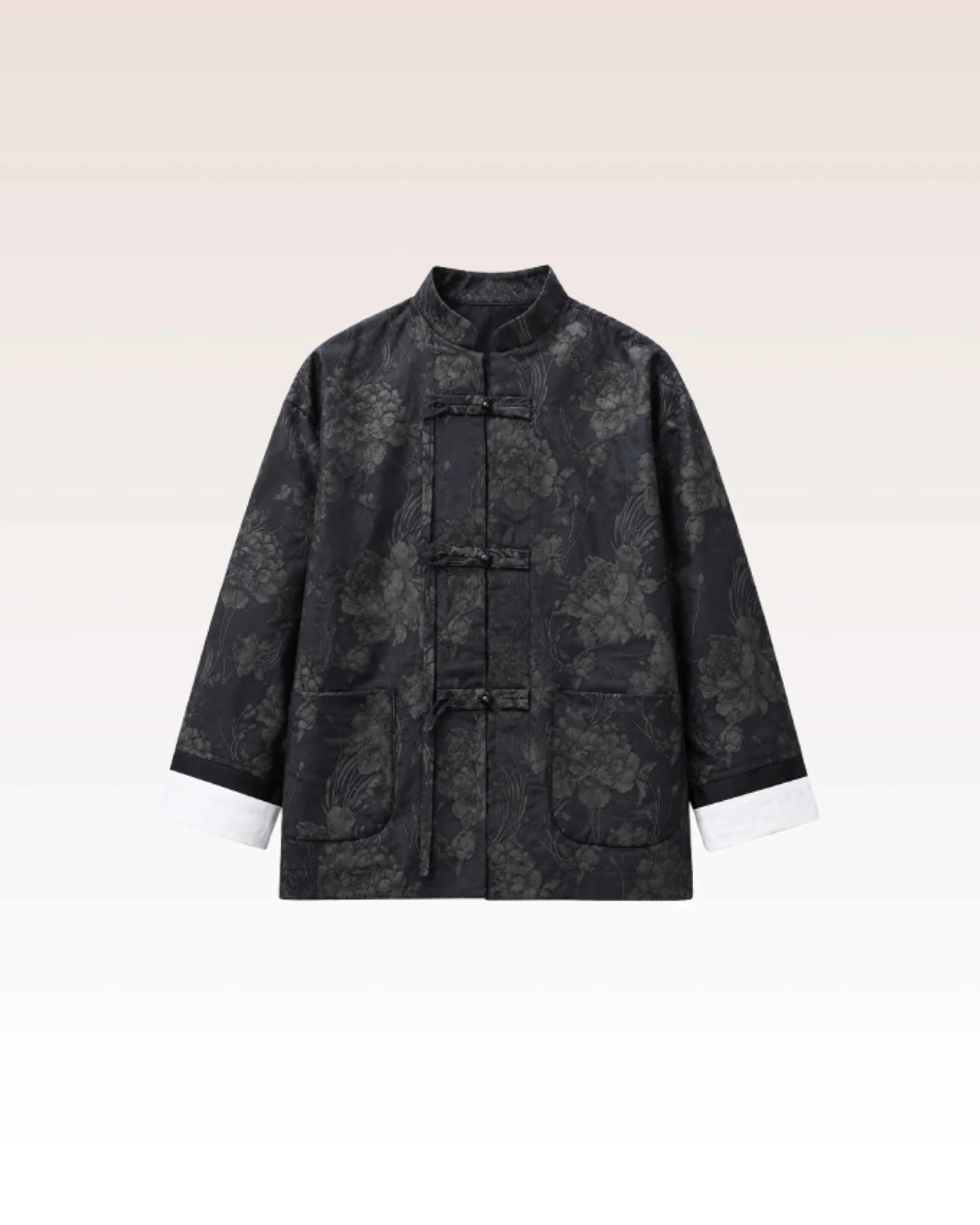 Veste Jacquard Noire — vue 1