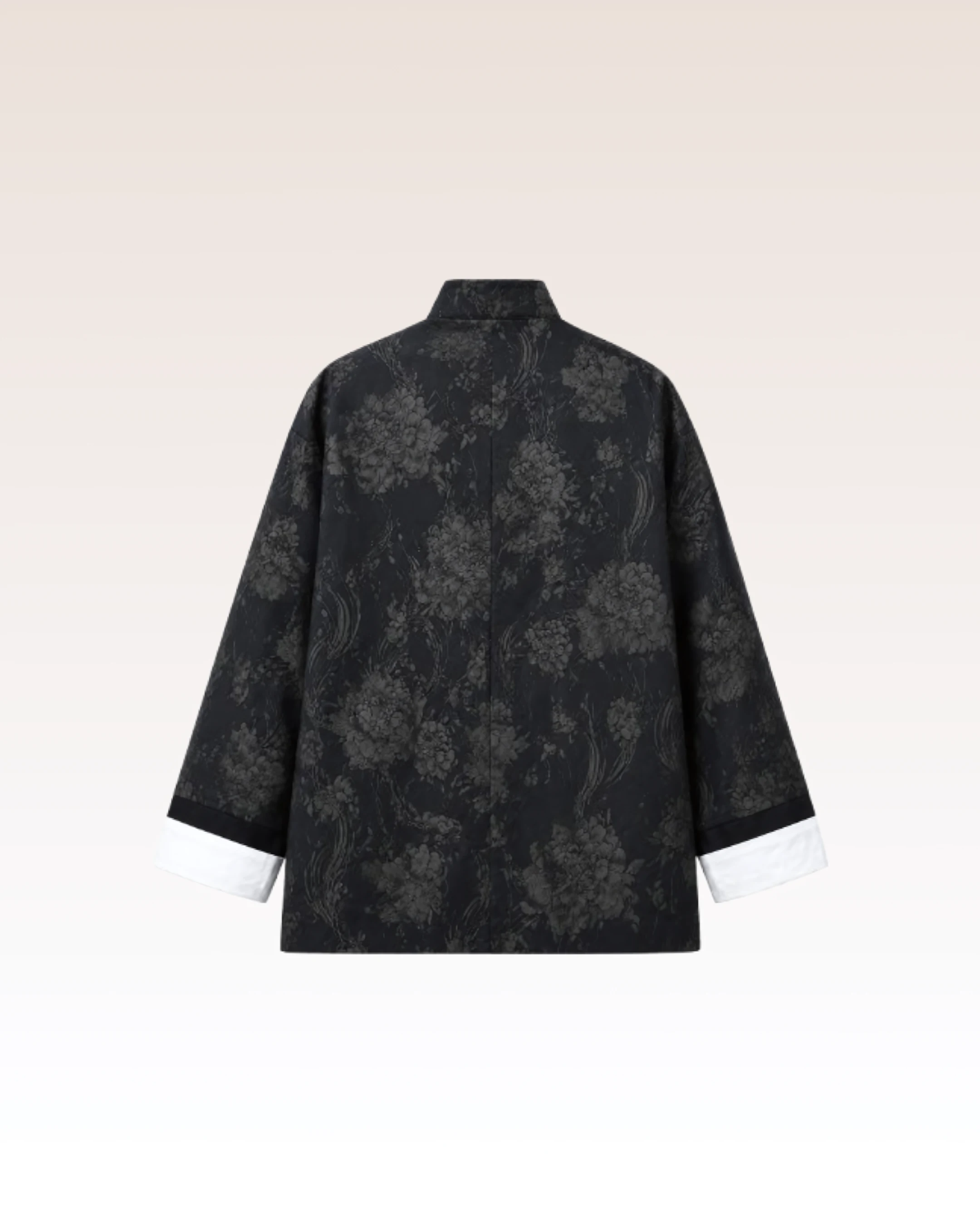 Veste Jacquard Noire — vue 2